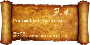 Perlmutter Adrienn névjegykártya